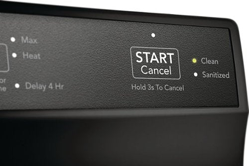 Frigidaire - 24" Front Control Built-In Plastic Tub Dishwasher with MaxDry, 54 dBA - Black