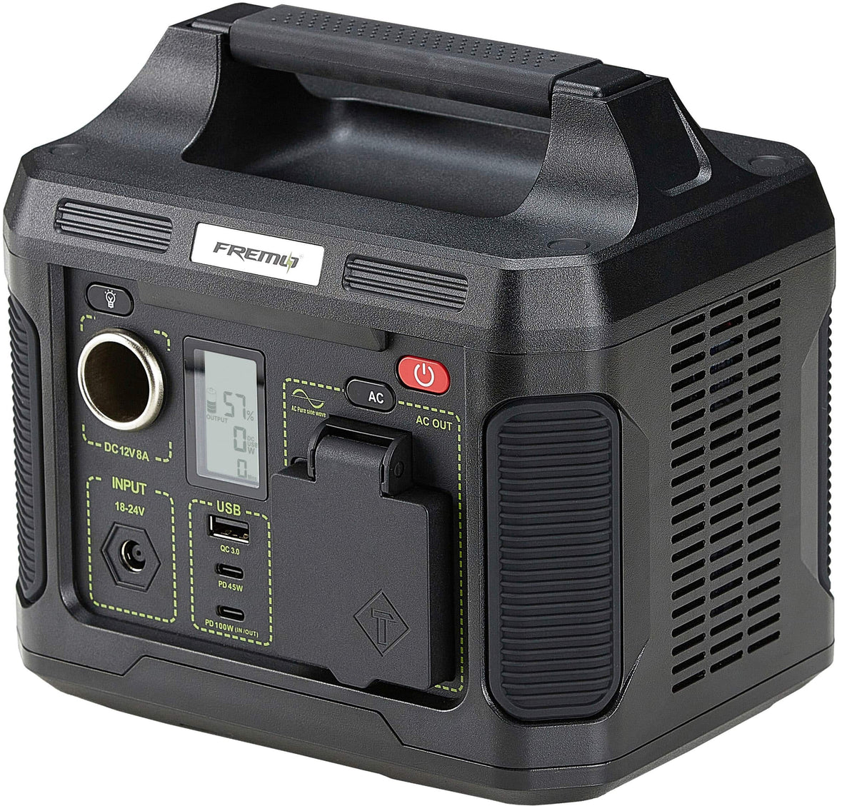 Fremo - TP300 Portable Power Station (231 Wh Capacity) - Gray