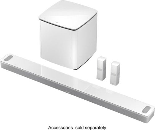 Bose - Smart Ultra Soundbar with Dolby Atmos and Voice Assistant - Arctic White