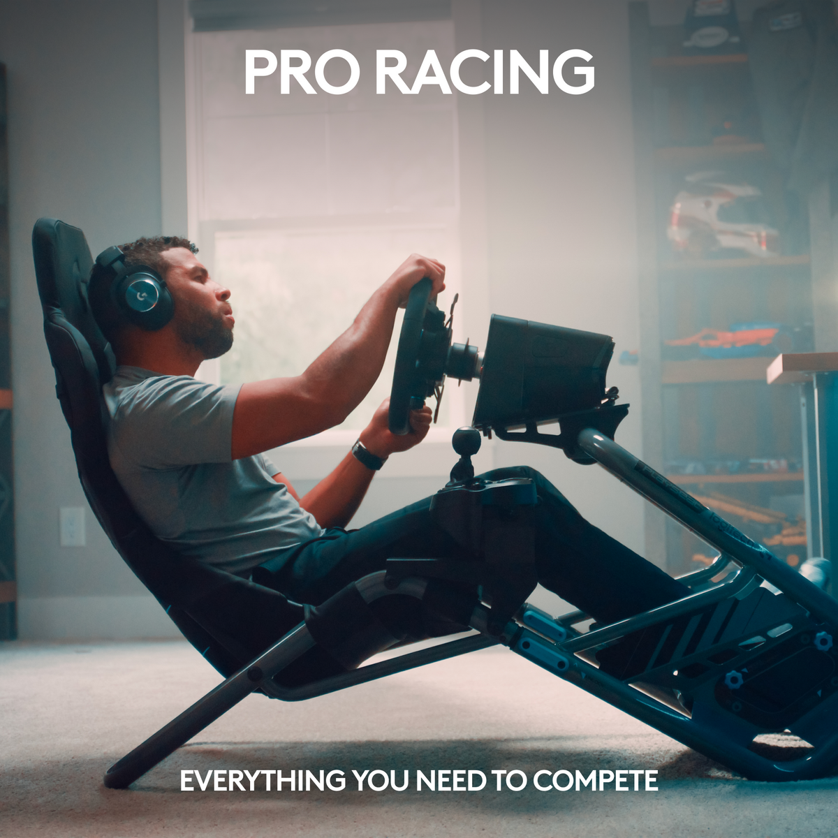 Logitech - PRO Racing Simulator Pedals with 100kg Load Cell Brake for Windows - Black