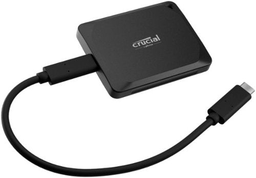 Crucial - X10 Pro 1TB USB-C External SSD - Black