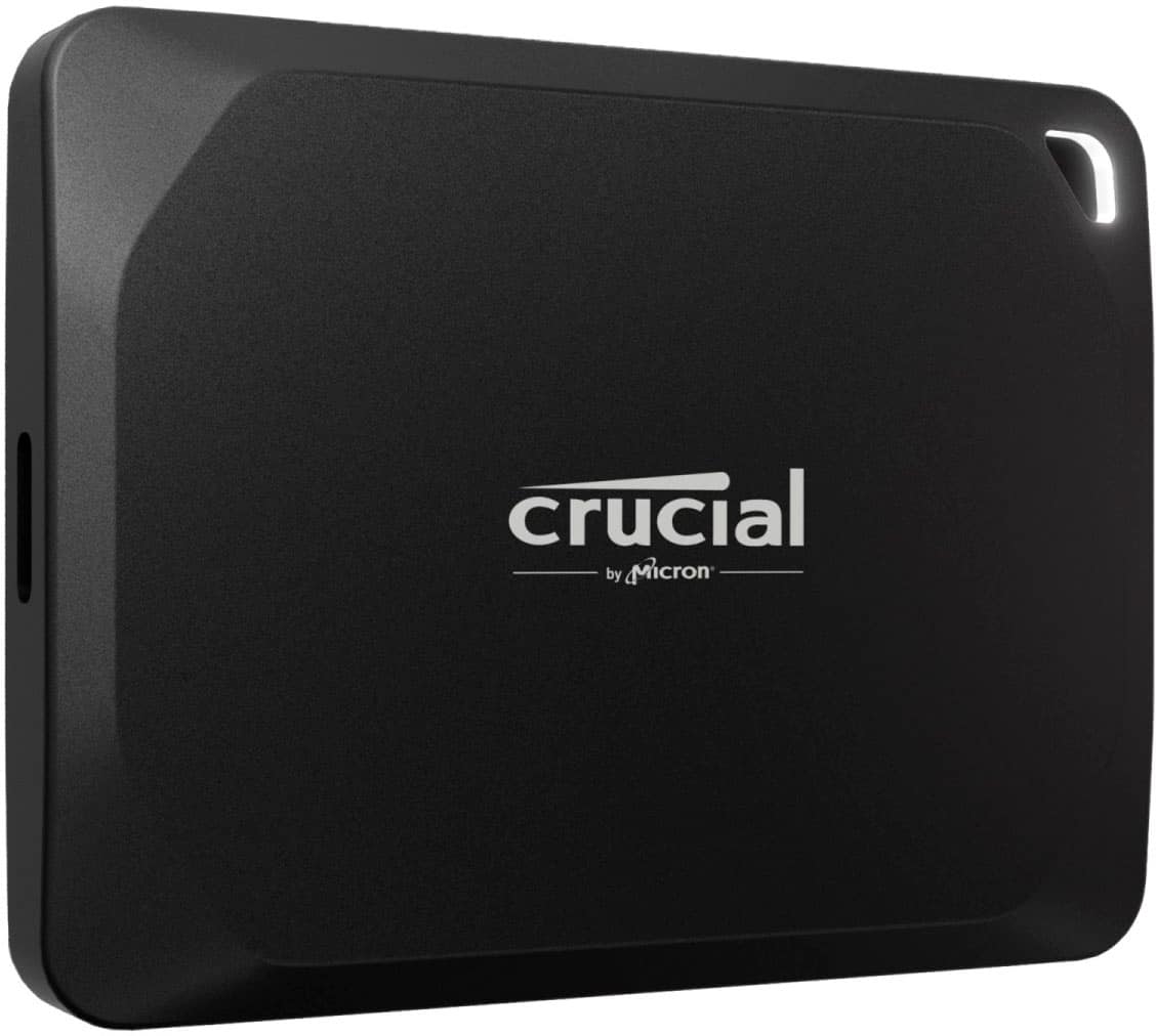 Crucial - X10 Pro 1TB USB-C External SSD - Black