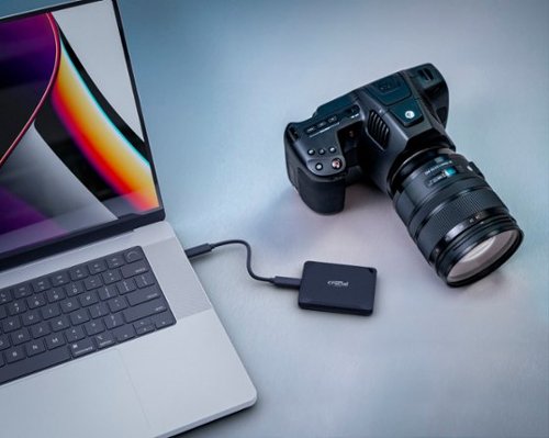 Crucial - X10 Pro 4TB USB-C External SSD - Black