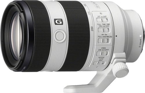 Sony - FE 70-200mm F4 Macro G OSS II  Full-Frame Compact Telephoto Zoom Lens - Gray