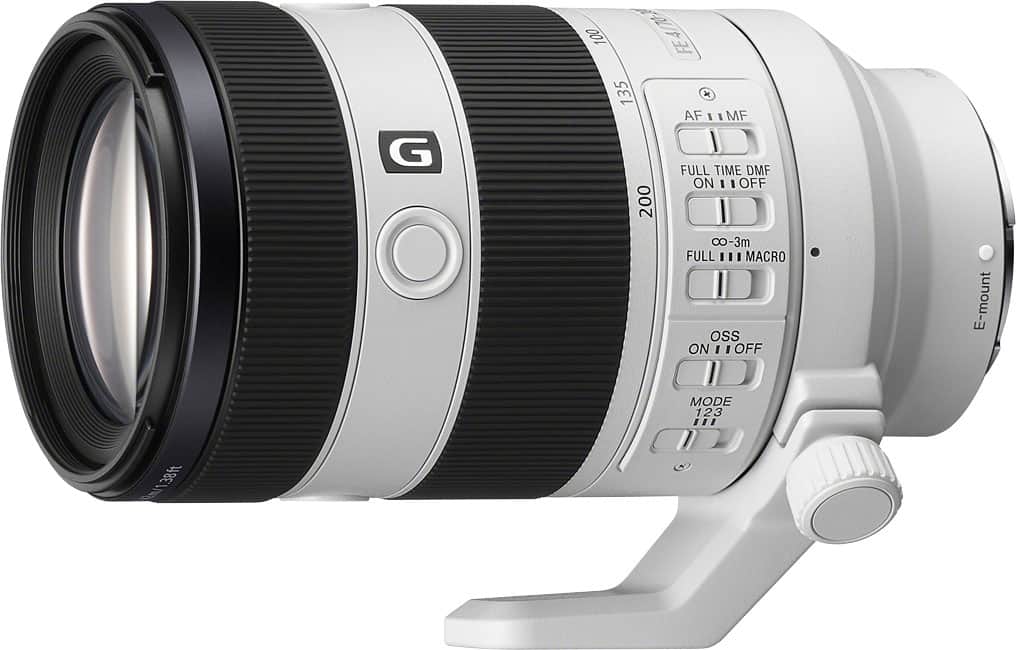 Sony - FE 70-200mm F4 Macro G OSS II  Full-Frame Compact Telephoto Zoom Lens - Gray