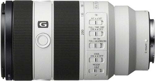 Sony - FE 70-200mm F4 Macro G OSS II  Full-Frame Compact Telephoto Zoom Lens - Gray