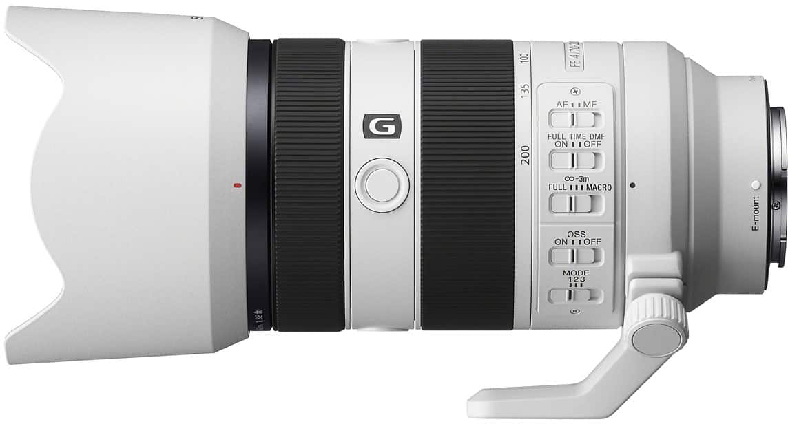 Sony - FE 70-200mm F4 Macro G OSS II  Full-Frame Compact Telephoto Zoom Lens - Gray