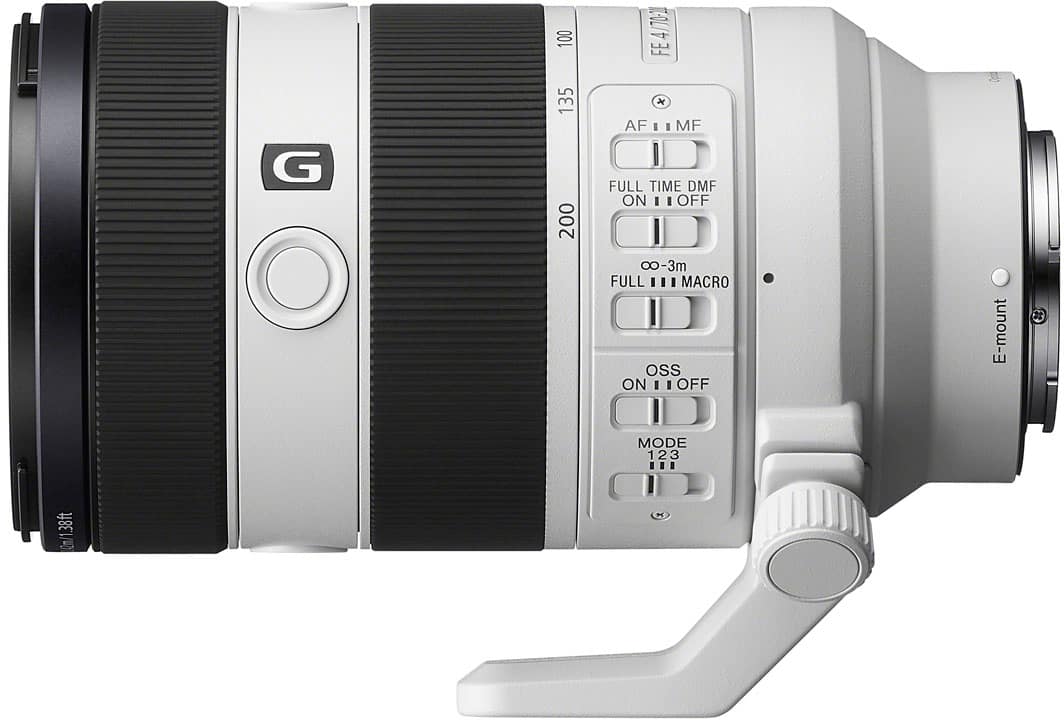Sony - FE 70-200mm F4 Macro G OSS II  Full-Frame Compact Telephoto Zoom Lens - Gray