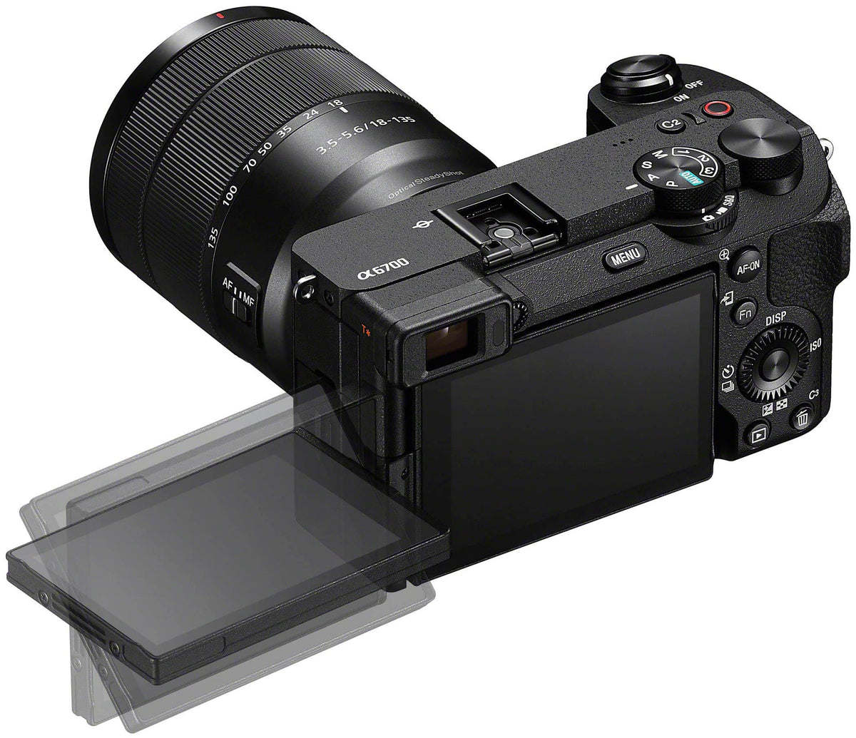 Sony - Alpha 6700 - APS-C Mirrorless Camera with E 18-135 mm Lens - Black