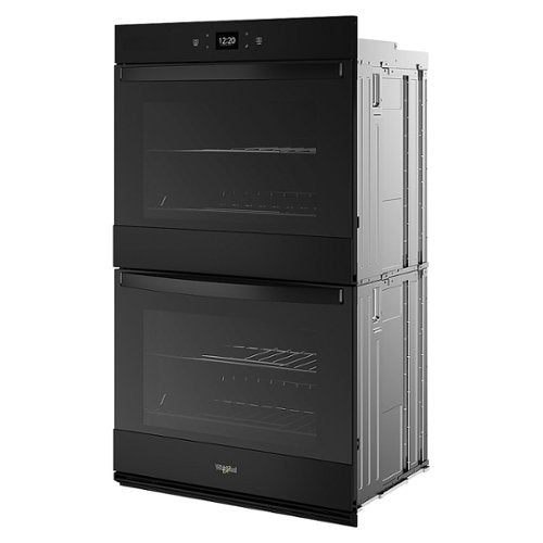 Whirlpool - 27" Smart Built-In Electric Convection Double Wall Oven with Air Fry - Black