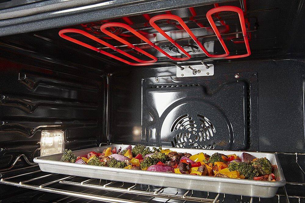 Whirlpool - 27" Smart Built-In Electric Convection Double Wall Oven with Air Fry - Black