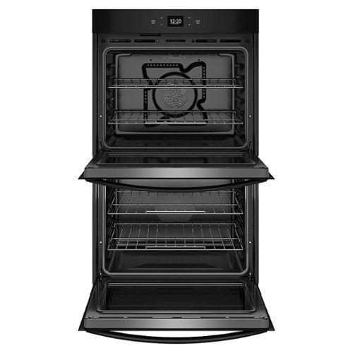 Whirlpool - 27" Smart Built-In Electric Convection Double Wall Oven with Air Fry - Black