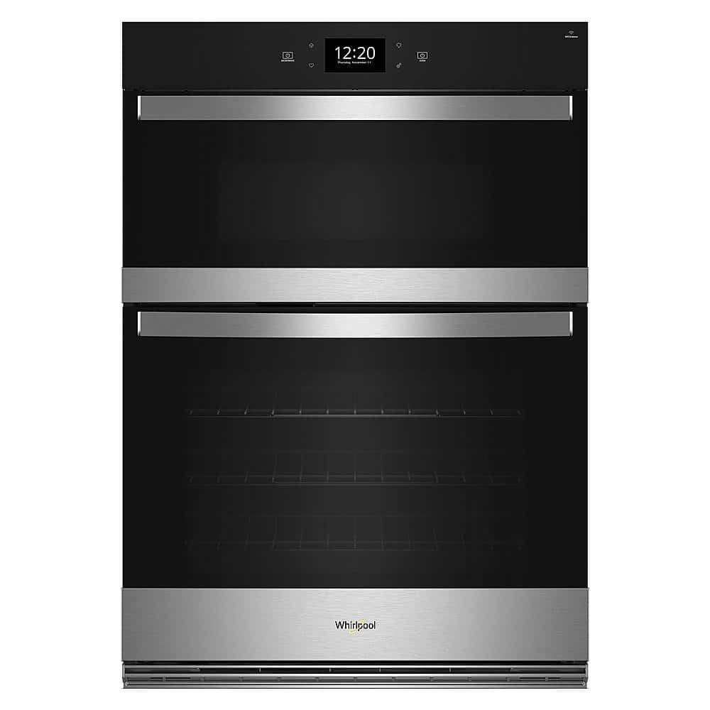 Whirlpool - 27" Smart Built-In Electric Combination Wall Oven with Air Fry - Stainless Steel