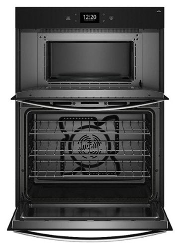 Whirlpool - 27" Smart Built-In Electric Combination Wall Oven with Air Fry - Stainless Steel