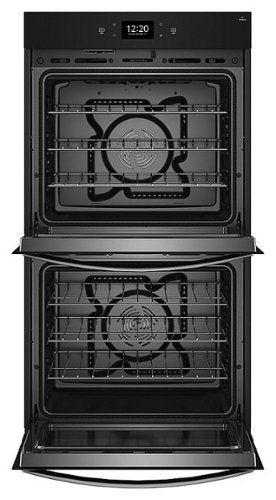 Whirlpool - 27" Smart Built-In Electric Convection Double Wall Oven with Air Fry - Stainless Steel