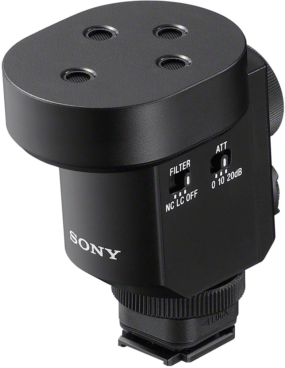 Sony - ECMM1 Multi-directional Shotgun Microphone - Black