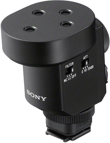 Sony - ECMM1 Multi-directional Shotgun Microphone - Black