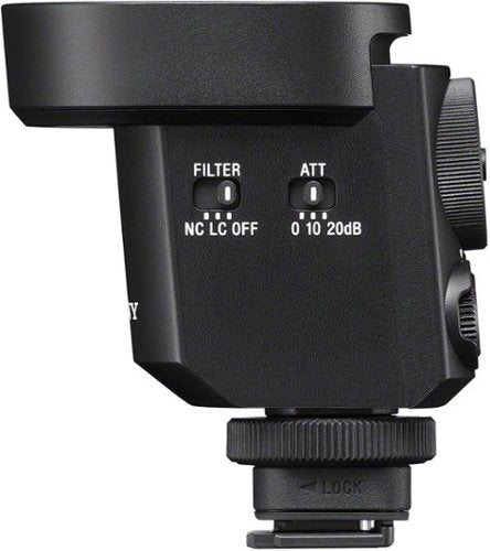 Sony - ECMM1 Multi-directional Shotgun Microphone - Black