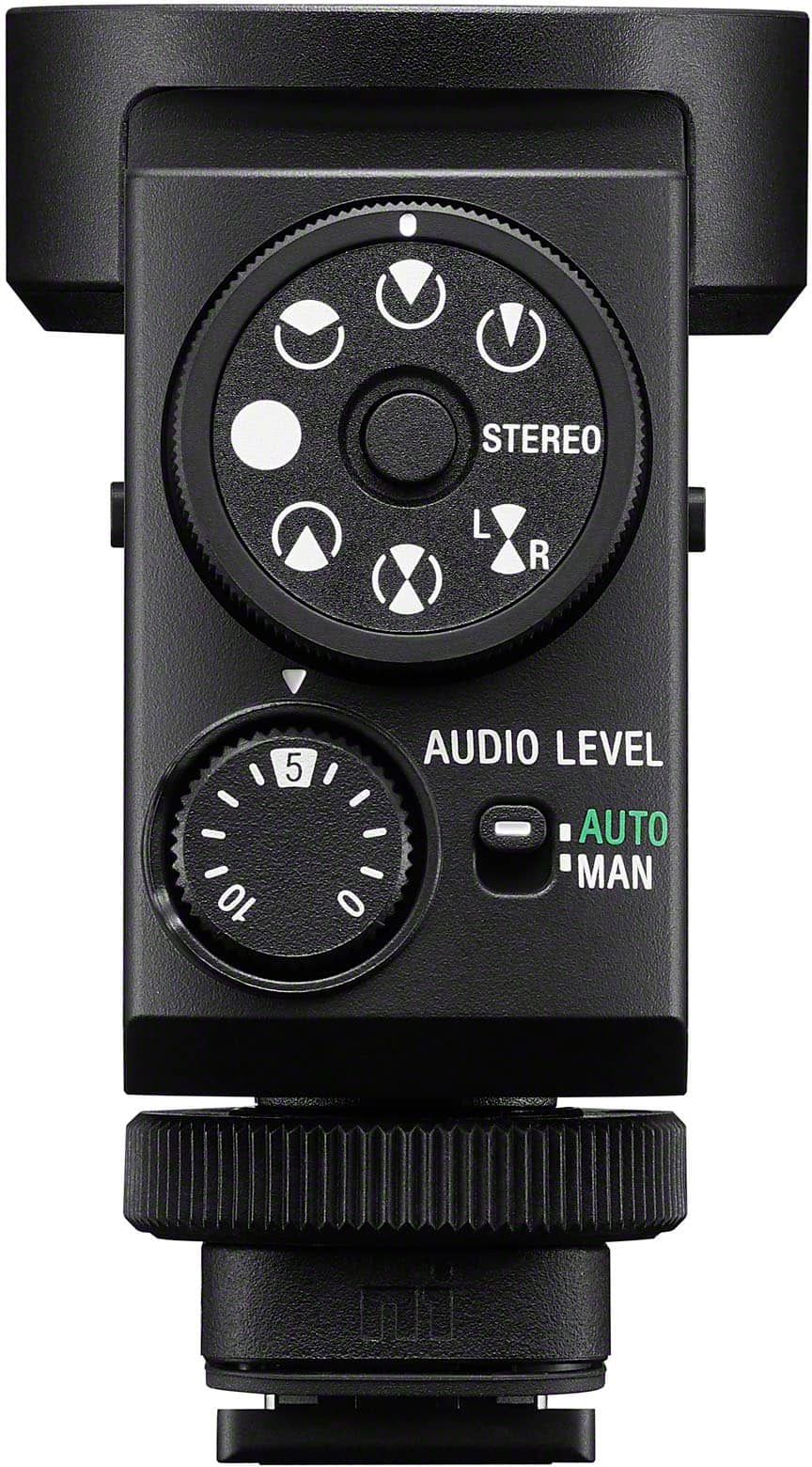 Sony - ECMM1 Multi-directional Shotgun Microphone - Black