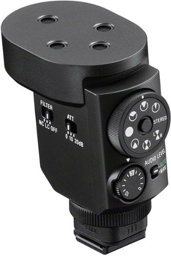 Sony - ECMM1 Multi-directional Shotgun Microphone - Black
