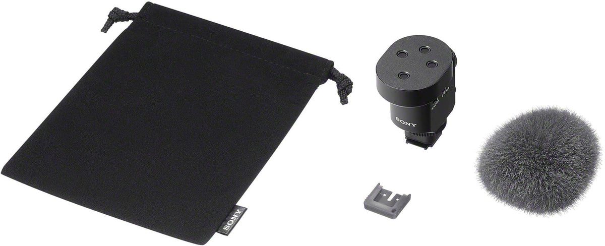 Sony - ECMM1 Multi-directional Shotgun Microphone - Black