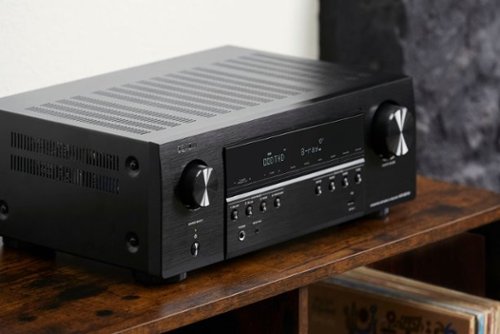 Denon - AVR-S670H (75W X 5) 5.2-Ch. with HEOS 8K Ultra HD and HDR Compatible AV Home Theater Receiver with Alexa - Black