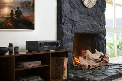 Denon - AVR-S670H (75W X 5) 5.2-Ch. with HEOS 8K Ultra HD and HDR Compatible AV Home Theater Receiver with Alexa - Black