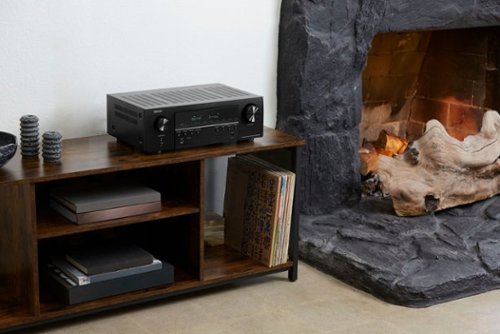 Denon - AVR-S670H (75W X 5) 5.2-Ch. with HEOS 8K Ultra HD and HDR Compatible AV Home Theater Receiver with Alexa - Black