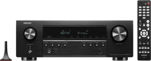 Denon - AVR-S670H (75W X 5) 5.2-Ch. with HEOS 8K Ultra HD and HDR Compatible AV Home Theater Receiver with Alexa - Black