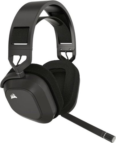 CORSAIR - HS80 MAX Wireless Gaming Headset for PC, PS5, PS4 - Steel Gray