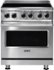 Viking - 30 in. Wide 4 Elements 5 Series 4.7 Cu. Ft. Freestanding Electric Induction Range - Stainless Steel