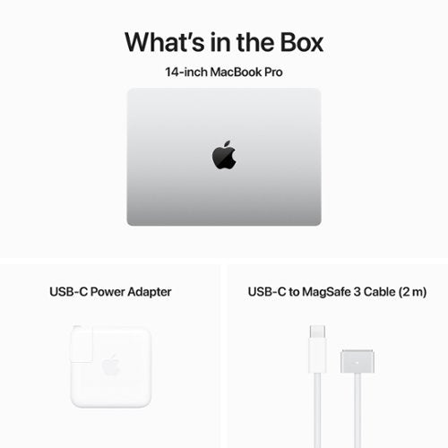 Apple - Geek Squad Certified Refurbished MacBook Pro 14" Laptop - M3 chip - 8GB Memory - 10-core GPU - 1TB SSD - Silver