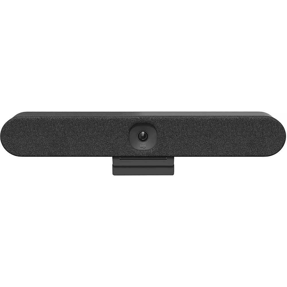Logitech - Rally Bar Huddle 4K Ultra HD Webcam for Business - Black