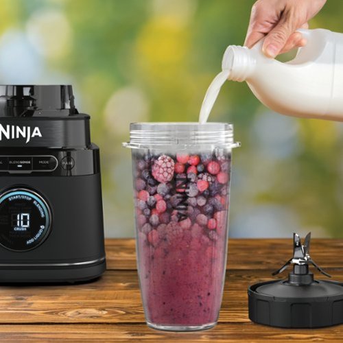 Ninja - Detect Power Blender Pro + Personal Single-Serve, BlendSense Technology, 1800PW, 72 oz. Pitcher, To-Go Cups - Black