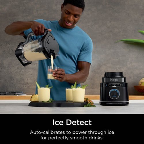 Ninja - Detect Power Blender Pro + Personal Single-Serve, BlendSense Technology, 1800PW, 72 oz. Pitcher, To-Go Cups - Black