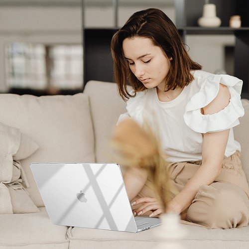 Techprotectus - MacBook case for 2023-25 MacBook Air 15" with Apple M2/M3/M4 Chip - Clear