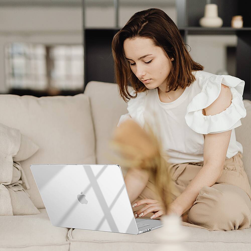 Techprotectus - MacBook case for 2023-25 MacBook Air 15" with Apple M2/M3/M4 Chip - Clear
