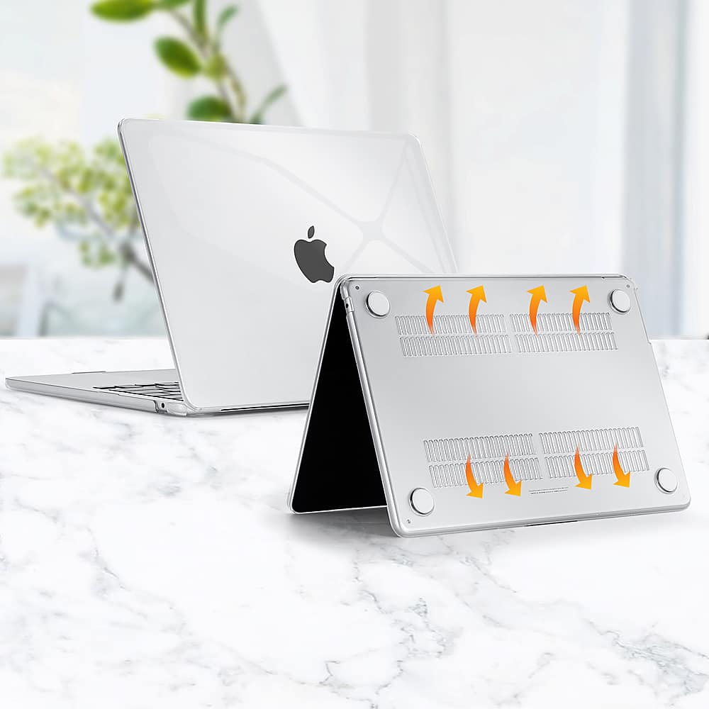 Techprotectus - MacBook case for 2023-25 MacBook Air 15" with Apple M2/M3/M4 Chip - Clear