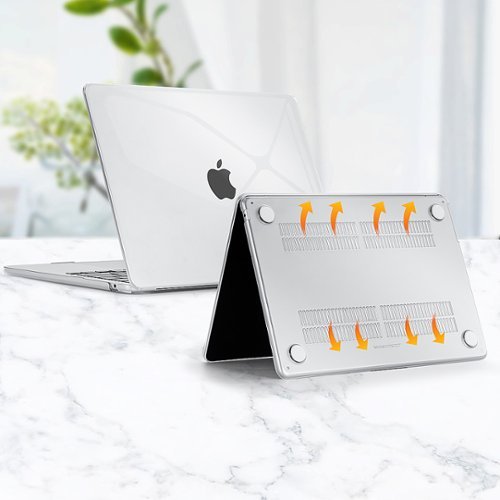 Techprotectus - MacBook case for 2023-25 MacBook Air 15" with Apple M2/M3/M4 Chip - Clear