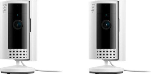 Ring - Indoor Cam (2023 Release) Plug-In (2-Pack) - Pure White