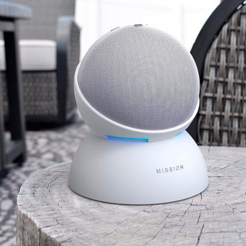 Amazon - Echo Dot Battery Base for 4th and 5th Gen Echo Dot - White