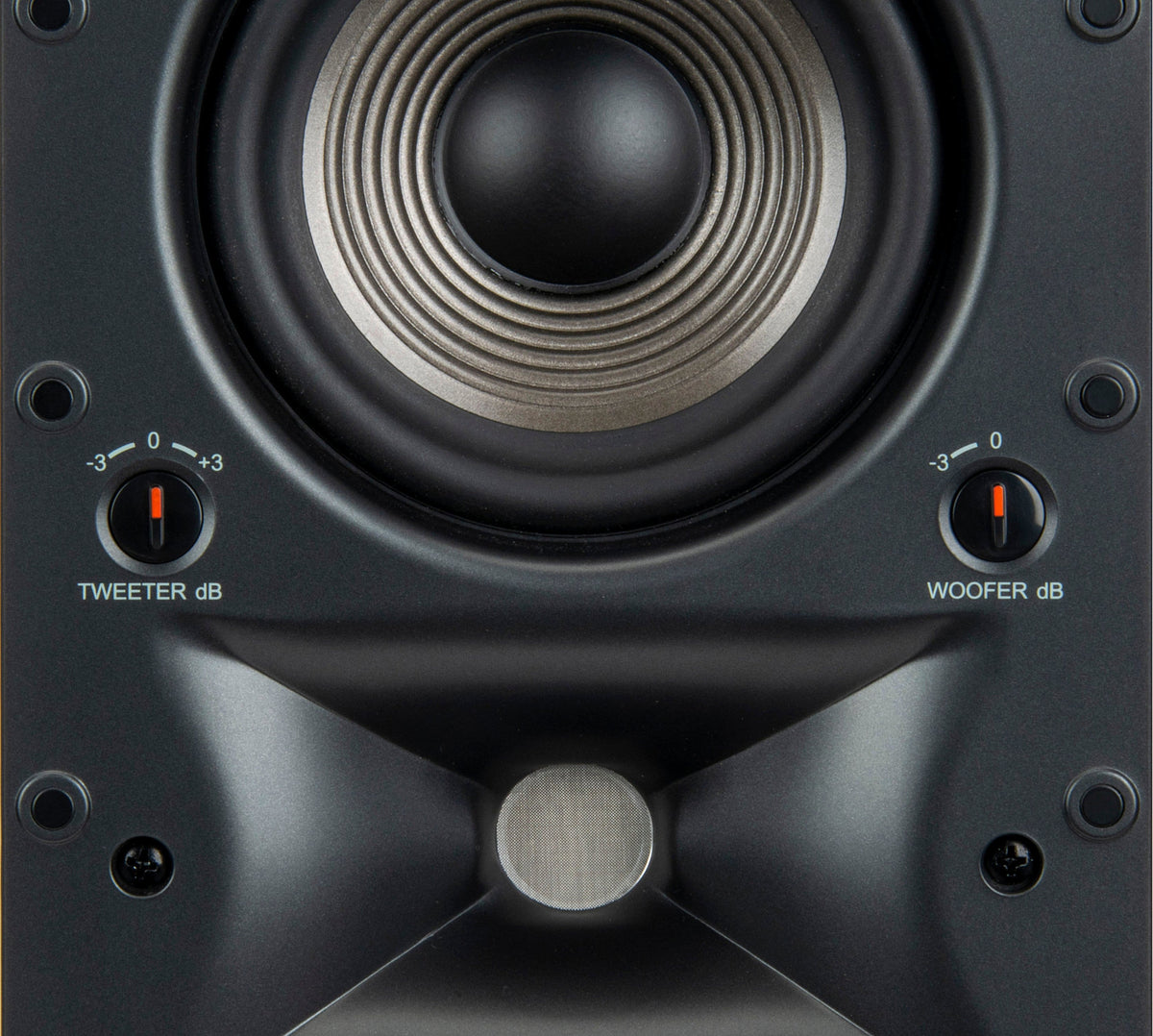 JBL - Studio 6 Quad-5.25" 2-Way In-Wall Speaker (Each) - Black