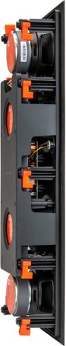 JBL - Studio 6 Quad-5.25" 2-Way In-Wall Speaker (Each) - Black