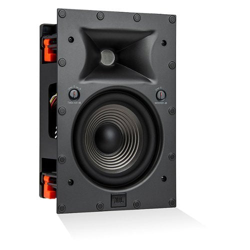JBL - Studio 6 6.5" 2-Way In-Wall Speaker with Compression Tweeter (Each) - Black