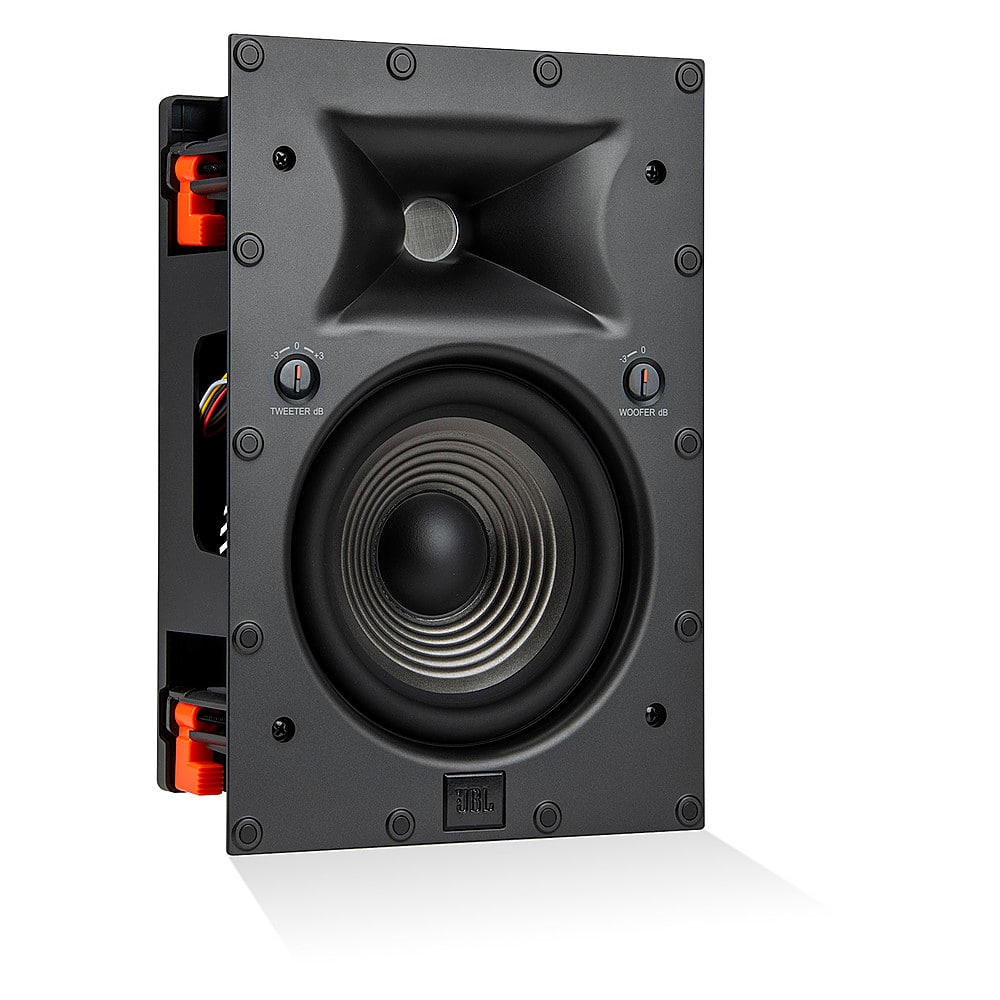 JBL - Studio 6 6.5" 2-Way In-Wall Speaker with Compression Tweeter (Each) - Black