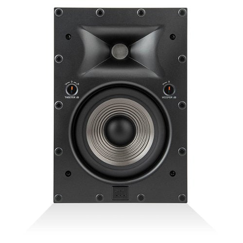 JBL - Studio 6 6.5" 2-Way In-Wall Speaker with Compression Tweeter (Each) - Black