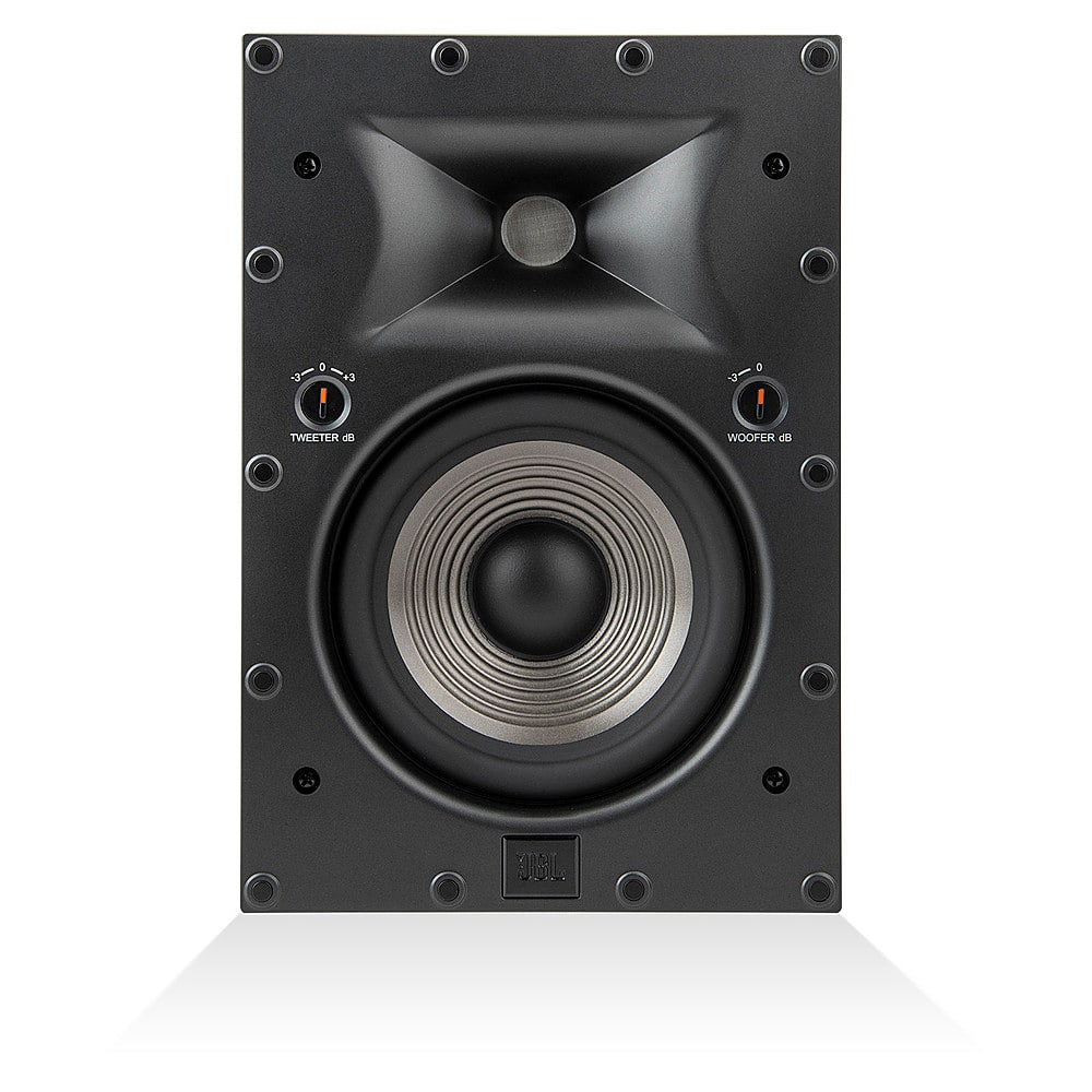 JBL - Studio 6 6.5" 2-Way In-Wall Speaker with Compression Tweeter (Each) - Black
