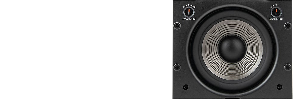 JBL - Studio 6 6.5" 2-Way In-Wall Speaker with Compression Tweeter (Each) - Black