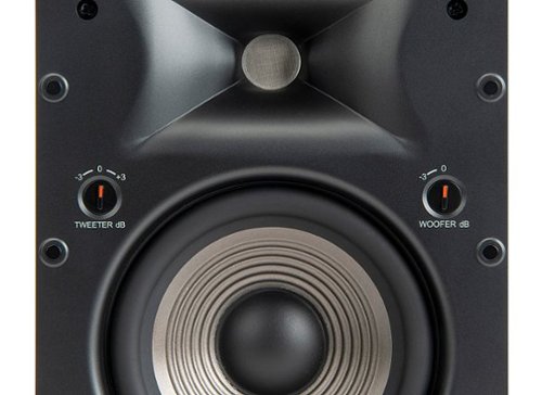 JBL - Studio 6 6.5" 2-Way In-Wall Speaker with Compression Tweeter (Each) - Black