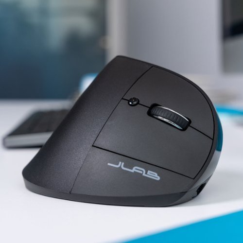JLab - JBuds Ergonomic Wireless Mouse - Wireless - Black
